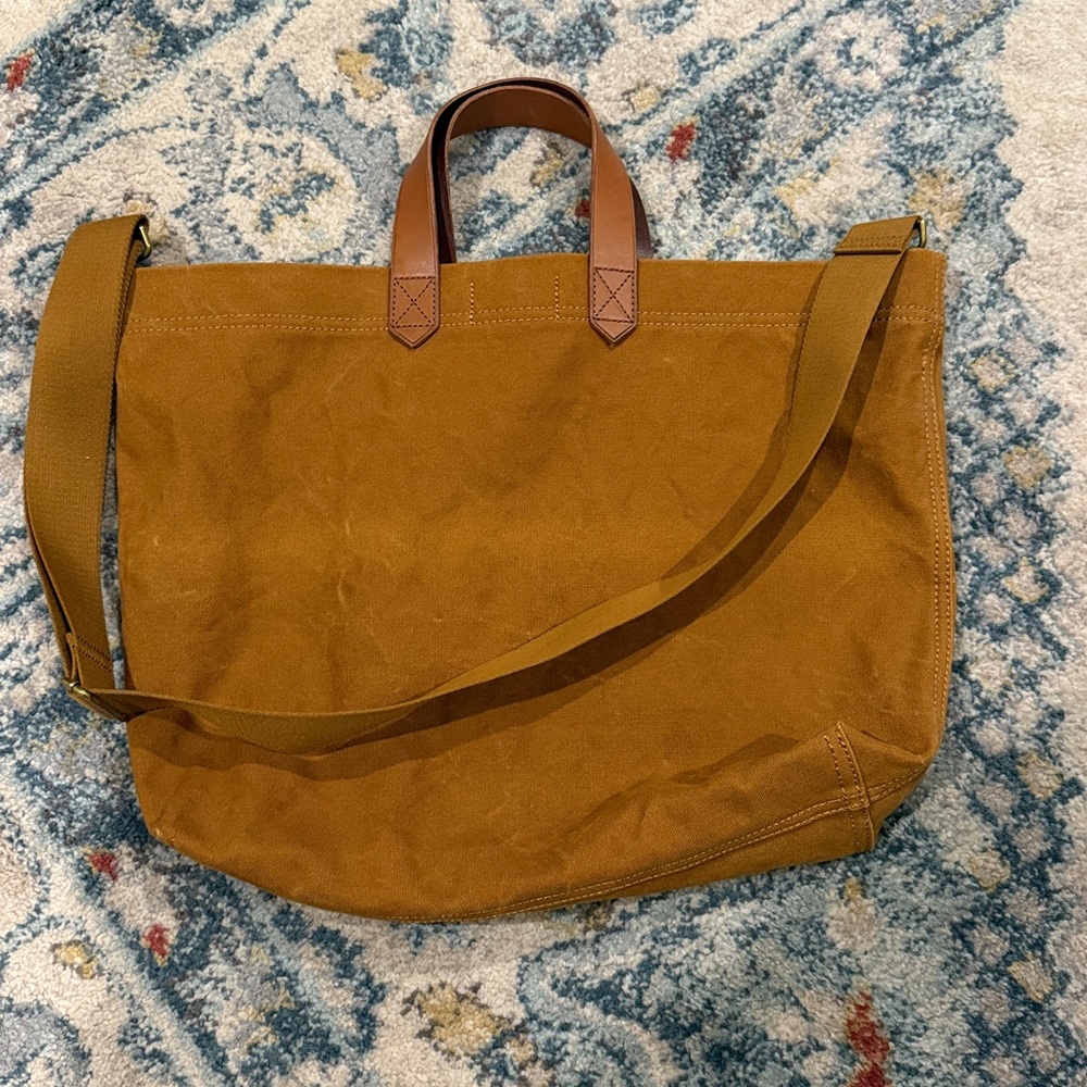 Madewell Tan Canvas Bag -NWT
